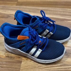 Kids Blue and Orange Sneakers Boy Tennis Shoe 11